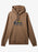 Quiksilver Big Logo Hooded Sweatshirt-Fossil