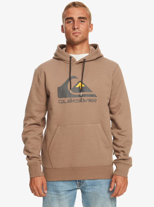 Quiksilver Big Logo Hooded Sweatshirt-Fossil