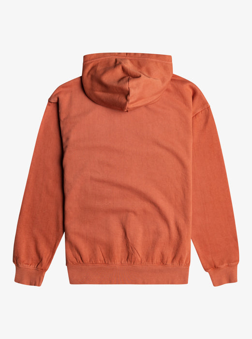 Quiksilver Slab Hooded Sweatshirt-Baked Clay