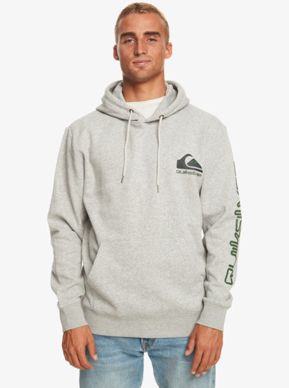 Quiksilver Omni Logo Hooded Sweatshirt-Athletic Heather