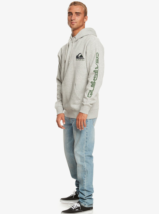 Quiksilver Omni Logo Hooded Sweatshirt-Athletic Heather