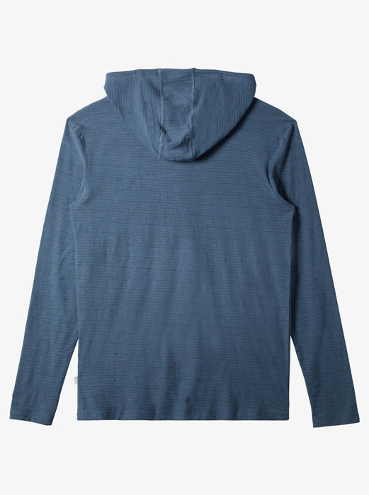 Quiksilver Kentin Hooded L/S Shirt-Bering Sea