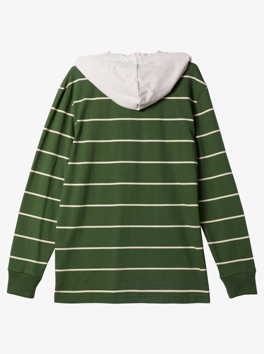 Quiksilver Palisades Hooded L/S Shirt-Palisades Greener