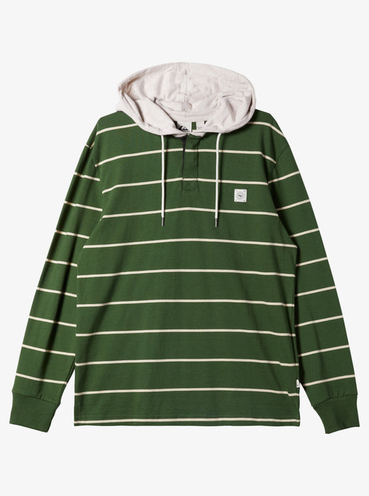 Quiksilver Palisades Hooded L/S Shirt-Palisades Greener