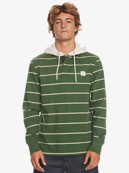 Quiksilver Palisades Hooded L/S Shirt-Palisades Greener