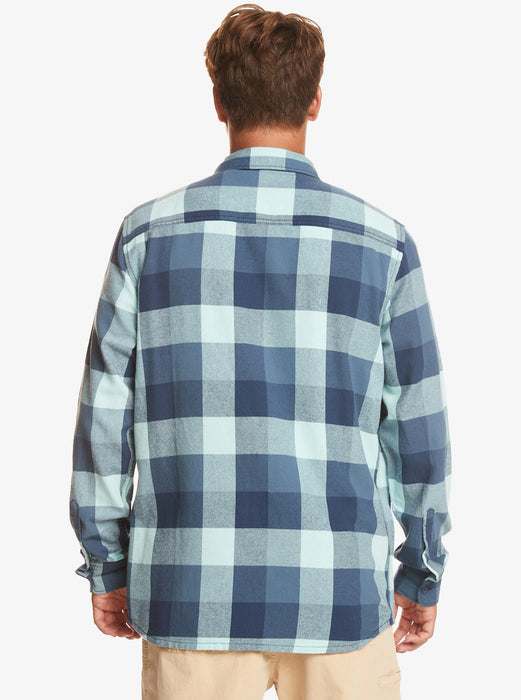 Quiksilver Motherfly L/S Shirt-Pastel Turquoise