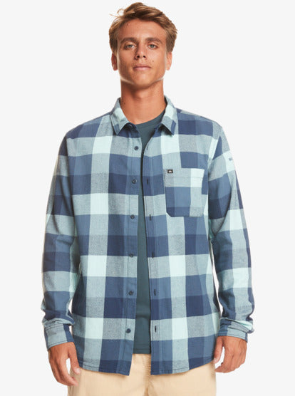 Quiksilver Motherfly L/S Shirt-Pastel Turquoise