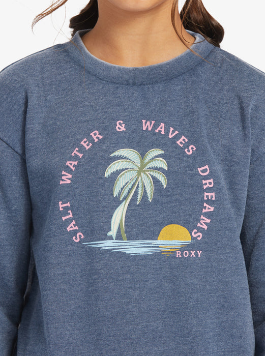 Roxy Music And Me A Sweatshirt-Mood Indigo