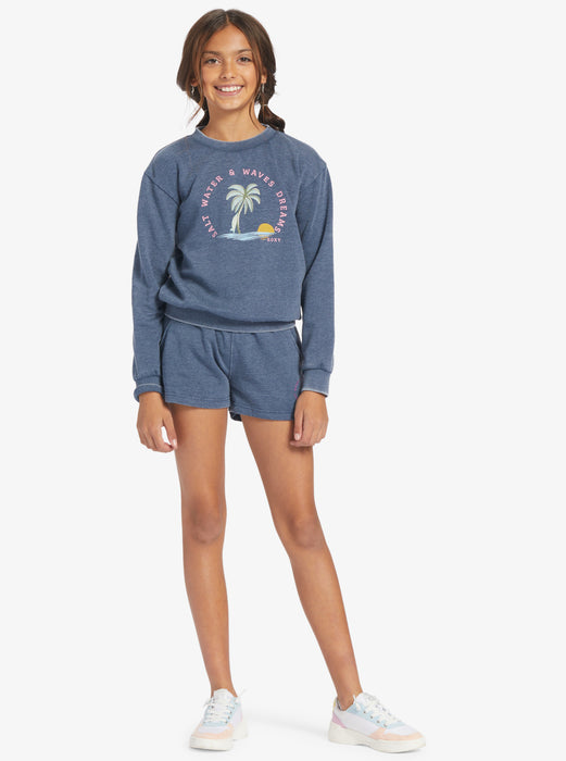 Roxy Music And Me A Sweatshirt-Mood Indigo