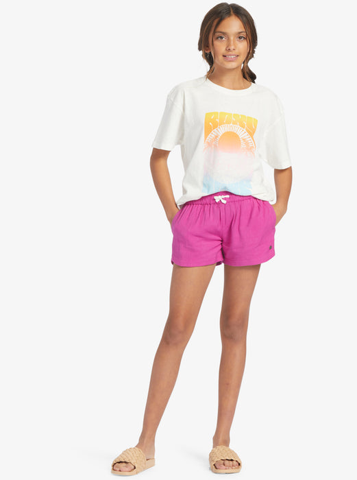 Roxy Una Mattina Shorts-Vivid Viola