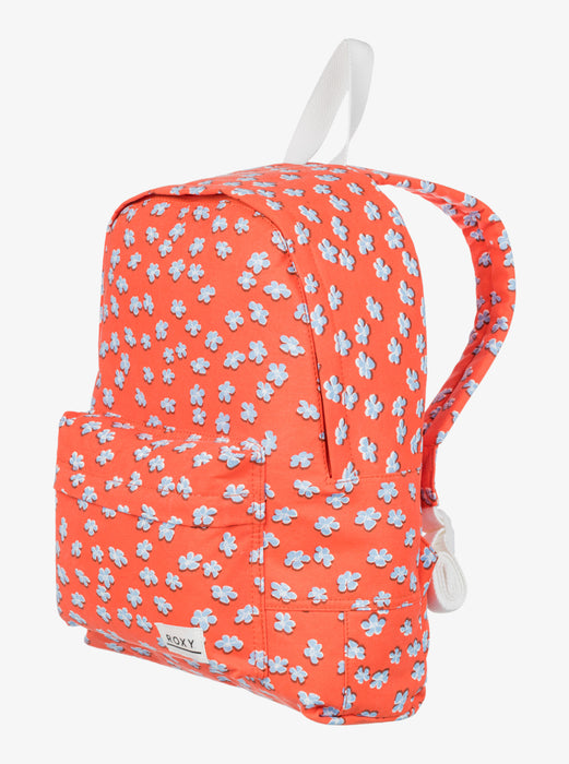 Roxy Sugar Baby Canvas Backpack-Tiger Lily Flower Rain
