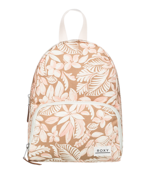 Roxy Always Core Canvas Backpack-Egret Soft Tropics