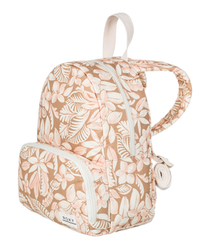 Roxy Always Core Canvas Backpack-Egret Soft Tropics— Alternate View