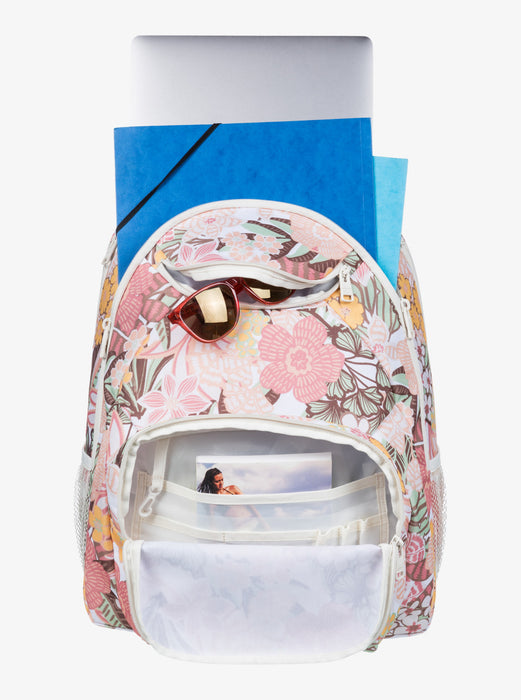 Roxy Shadow Swell Printed Backpack-White Viva La Vida