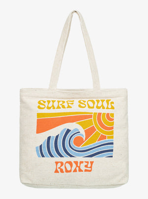 Roxy Summer Flower Bag-Natural