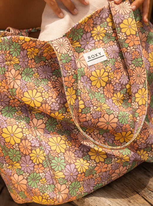 Roxy Anti Bad Vibes Printed Bag-Root Beer