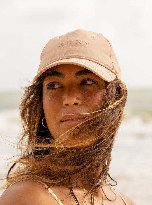 Roxy Dear Believer Logo Hat-Warm Taupe