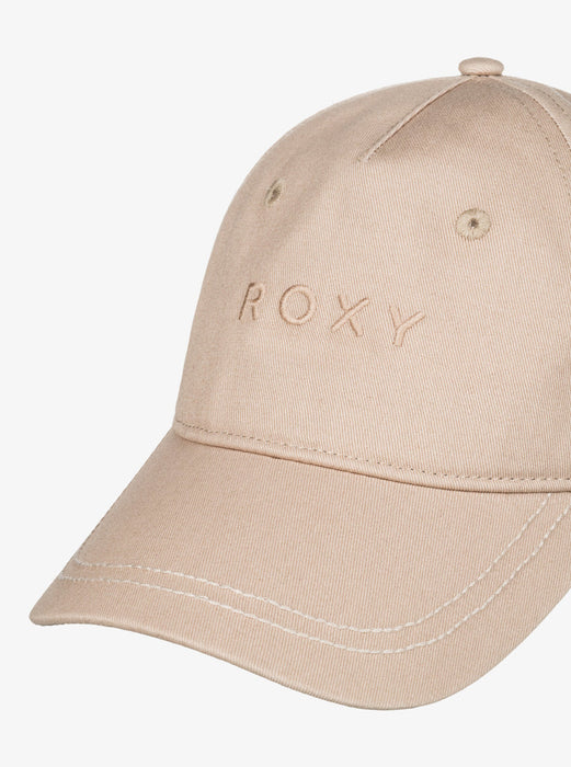 Roxy Dear Believer Logo Hat-Warm Taupe