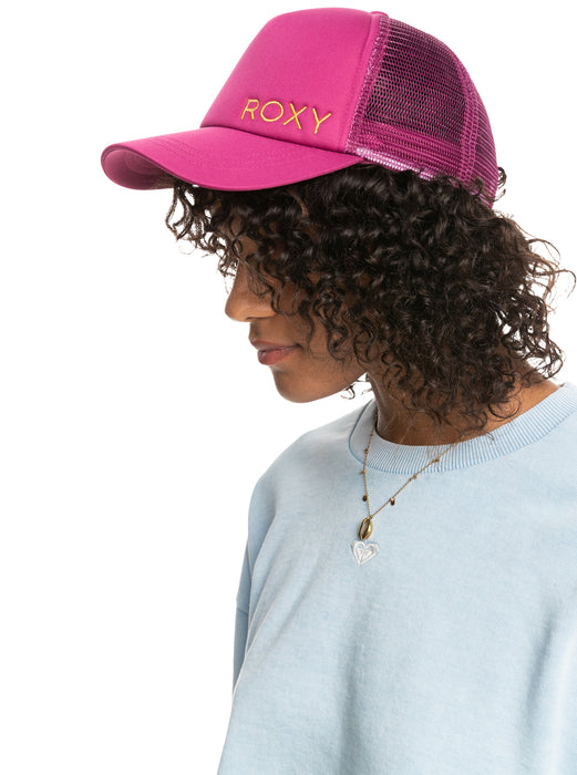 Roxy Finishline 2 Color Hat-Raspberry Radiance