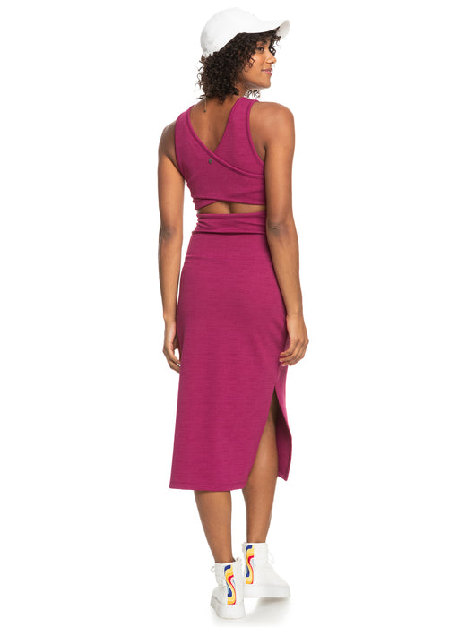 Roxy Good Keepsake Dress-Raspberry Radiance