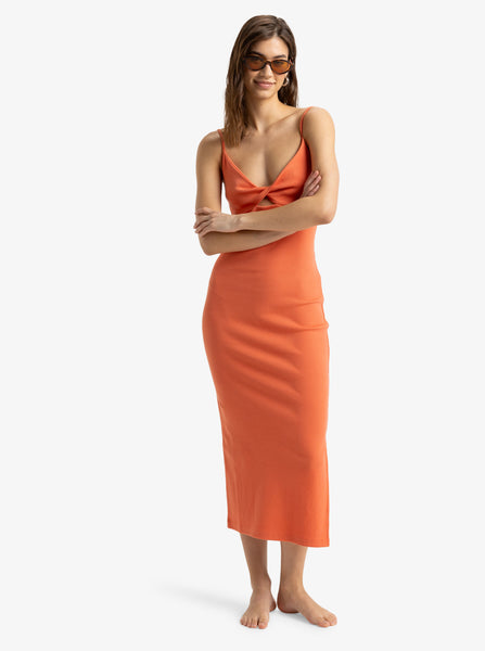 Roxy Wavey Lady Dress-Apricot Brandy — REAL Watersports