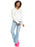 Roxy Destination Surf L/S Shirt-Snow White
