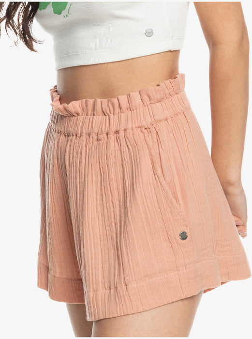 Roxy What A Vibe Shorts-Cafe Creme