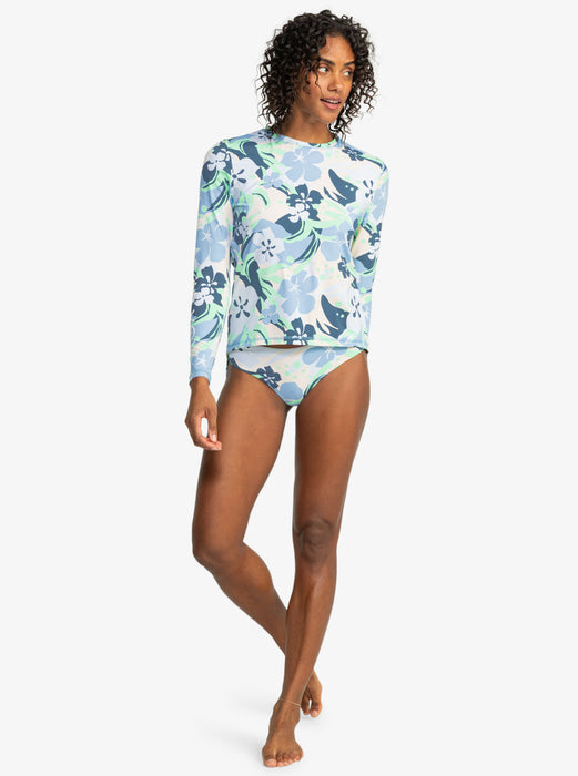 Roxy Sea Skippin PT L/S Rashguard-Vintage Indigo