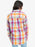 Roxy Let It Go Flannel L/S Shirt-Blue Surf Plaidodo