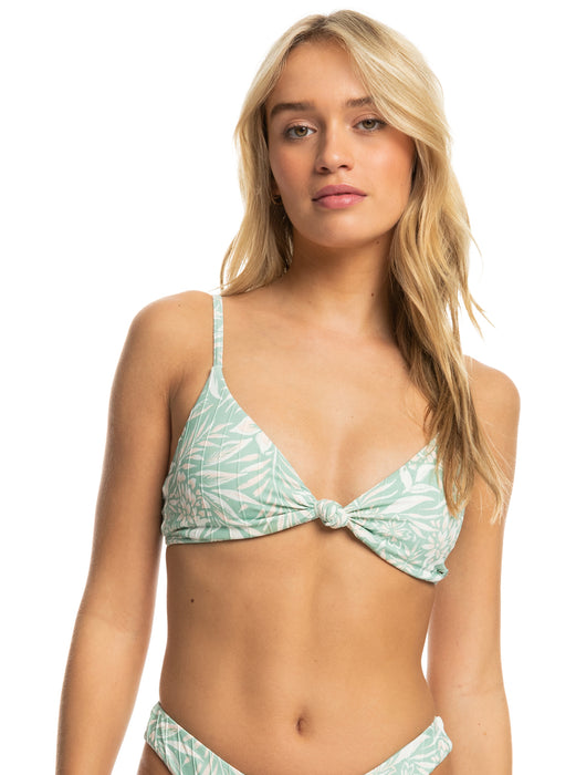Roxy PT Rib Roxy Love The Surf Knot Top-Blue Surf Planao