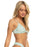 Roxy PT Rib Roxy Love The Surf Knot Top-Blue Surf Planao