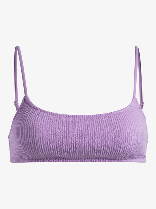 Roxy Aruba Basic Bralette Top-Crocus Petal