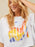 Roxy I Will Miss You Tee-Bright White
