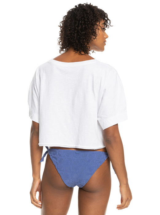 Roxy I Will Miss You Tee-Bright White
