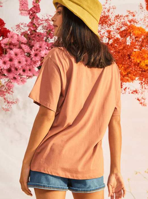 Roxy Girl Need Love B Tee-Cedar Wood
