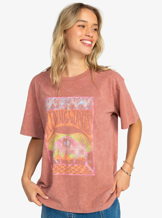 Roxy Girl Need Love B Tee-Cedar Wood