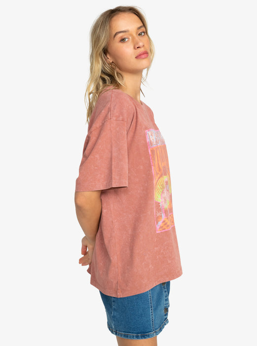 Roxy Girl Need Love B Tee-Cedar Wood