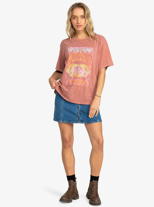 Roxy Girl Need Love B Tee-Cedar Wood