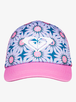 Roxy Sweet Emotions Hat-Crystal Teal Sol Flower— Alternate View