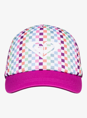 Roxy Sweet Emotions Hat-Bright White Check Check— Alternate View