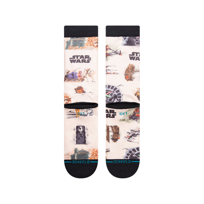 Stance ROTJ Socks-Sand