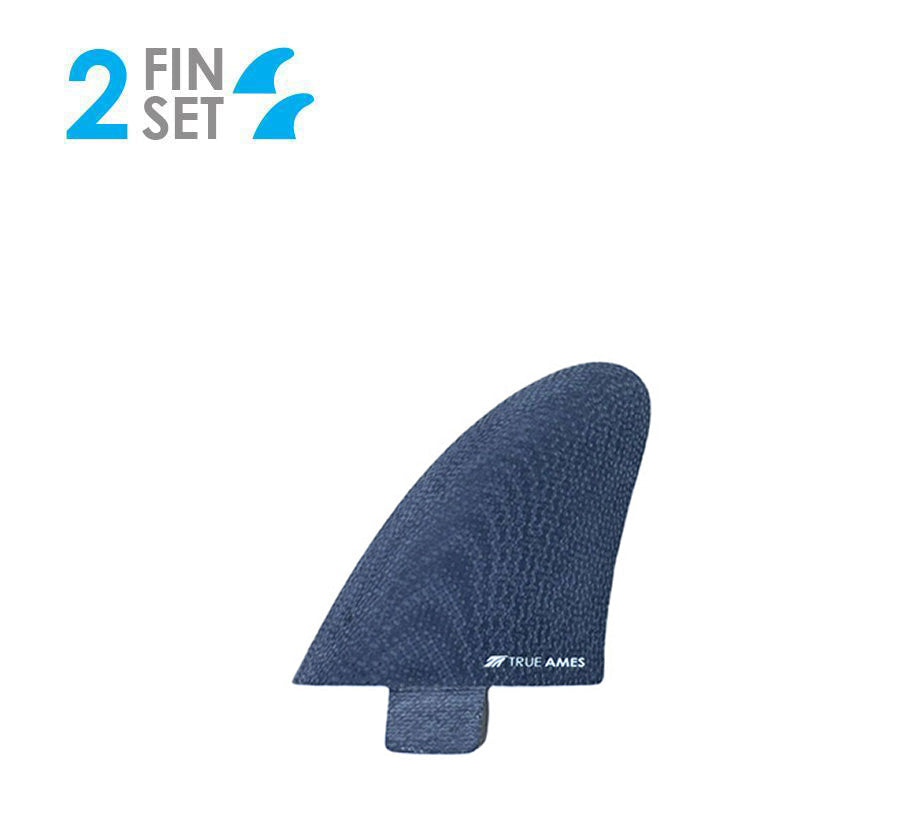 True Ames Valaric Canards FCS Fiberglass Fin Set-Black
