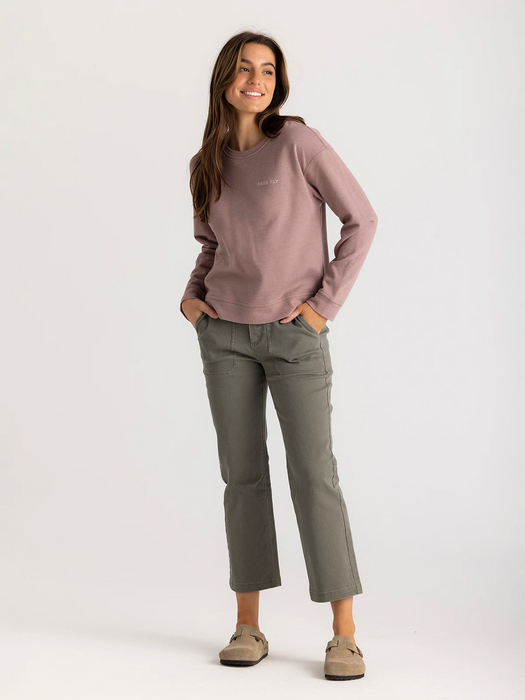 Free Fly Carve Your Path Sweatshirt-Heather Fig