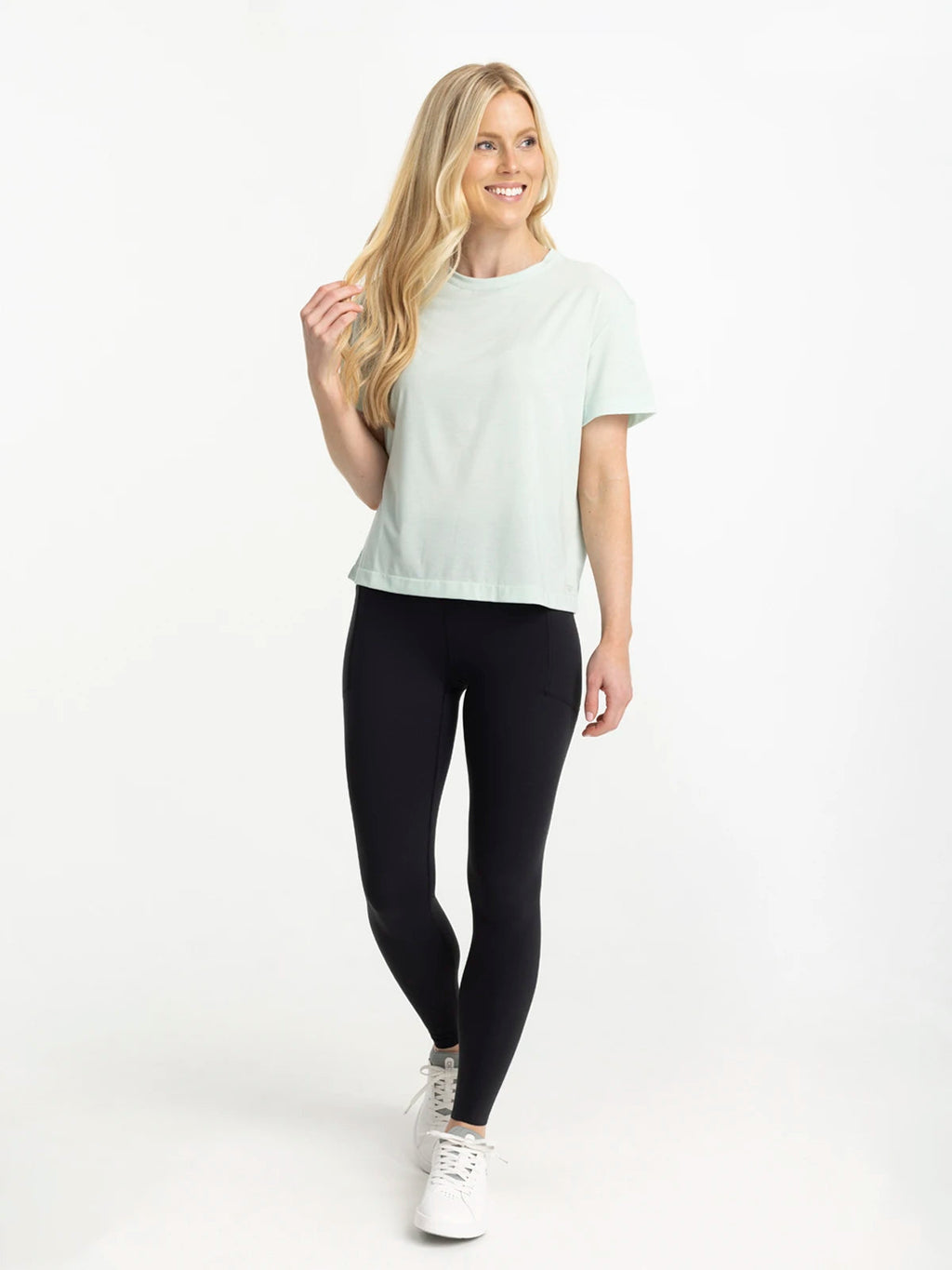 Free Fly All Day 7/8 Pocket Legging Pants-Black