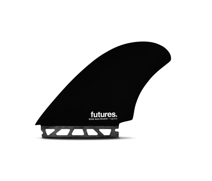 Futures Machado Quad Fin Set-Black/Swirl