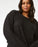 Rip Curl Cozy Crop Crew Sweatshirt-Black Marle