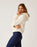 Carve Designs Brie Sherpa Hooded Sweatshirt-Birch