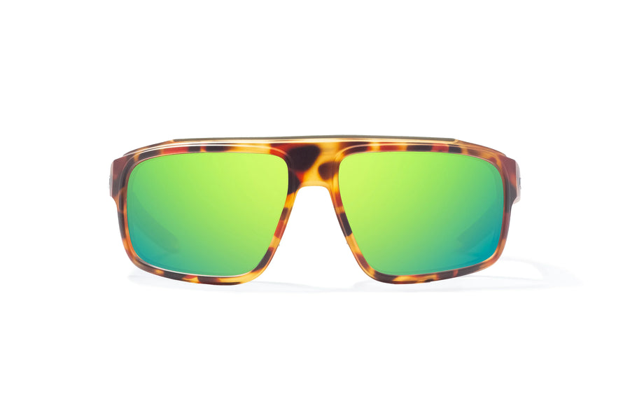 Bajio Greenland Sunglasses-Green Water Matte/Green Mir Glass