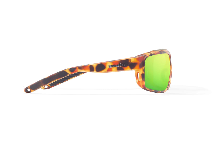 Bajio Greenland Sunglasses-Green Water Matte/Green Mir Glass