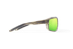 Bajio Greenland Sunglasses-Gray Grass Matte/Green Mir Glass